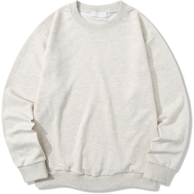 일루소 소프트 특양면 무지 맨투맨