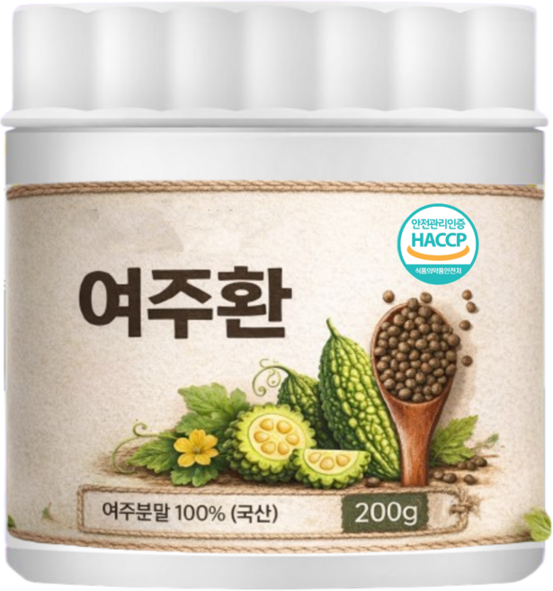 국내산 여주환100% 국산 여주 환 식약청인증 HACCP, 1개, 200g