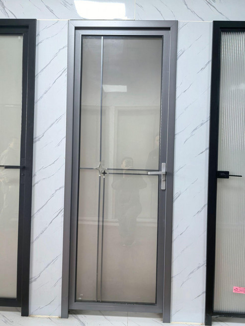 세탁실터닝도어 주택 중문 다용도실문 검정 1970x690, 1개, 스페이스그레이 두꺼운 1.2mm 오른쪽 70