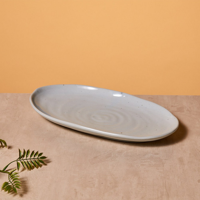 [모던하우스] 현 고백자 생선접시 로코, 1개