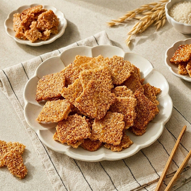 푸디헤븐 100% 우리쌀 구수한 도톰 한입 누룽지 지퍼백, 1개, 1kg