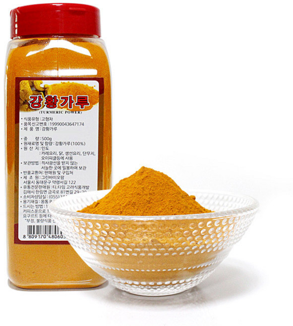 티타임고려 인도산% 강황가루, 1개, 500g