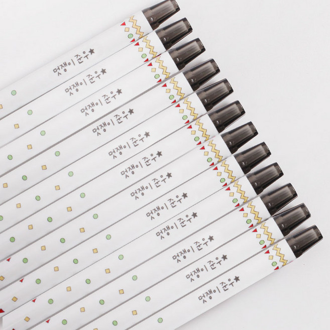 각인 무한 네임 동아 연필 펜슬 6 12 자루 초등 각인 2B 주문제작, 12개, 01 도형