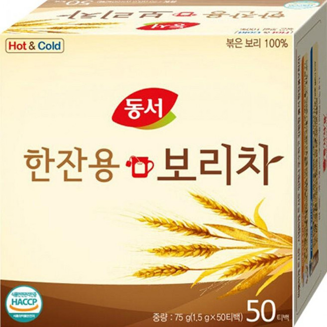 동서 한잔용 보리차 1.5g x 50개입, 1개