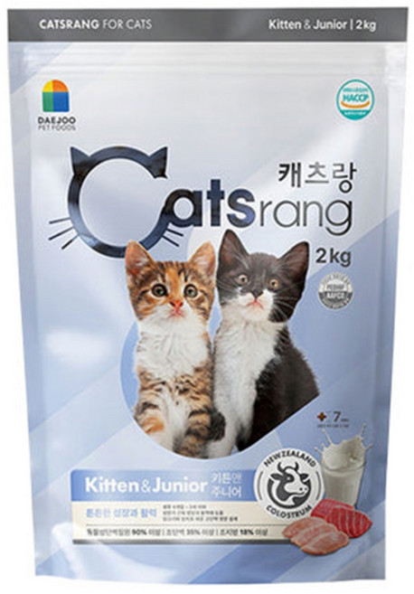 캐츠랑 고양이 기능성 사료, 닭, 2kg, 1개