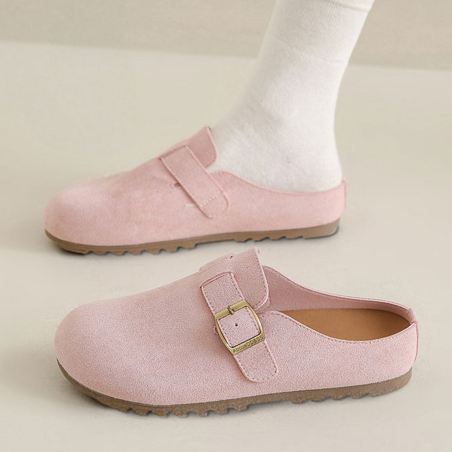 Modern Fashion 여성 발편한 플랫 뮬 샌들 컬러 슬리퍼 X111