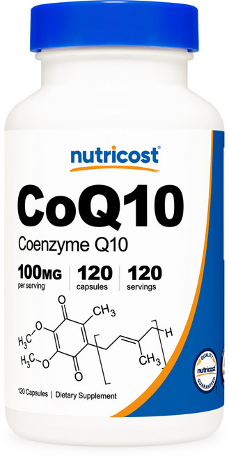 nutricost 輔酶Q10膠囊 100mg, 120顆, 1罐