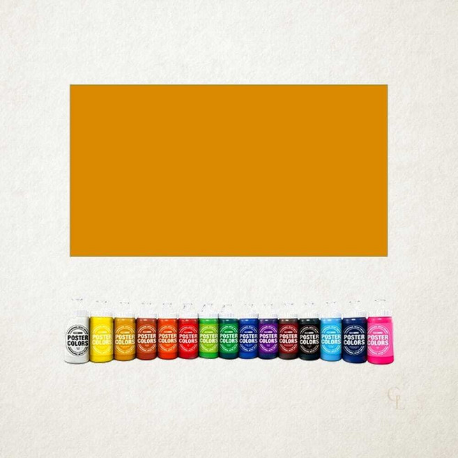 비비드 포스터 컬러 종이나라 220ml 황토 대용량 물감 1개입