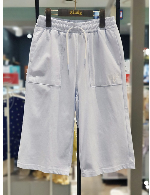 신디키즈[NC터미널점] 가볍고 시원한 소재감으로 여름철에 쾌적한 착용감@여유있는 핏으로 아이들이 편하게 활동하기 좋은편해 힙해 7부 반바지 CITM25401