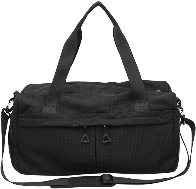 여경지근 헬스 요가 수영 신발분리 주머니 보스턴백 YGJG-20, 블랙, 1개