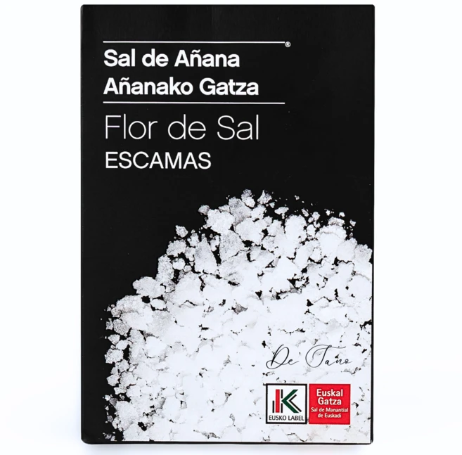 미슐랭 고메 소금 천연 미네랄 100% 스페인 직수입 살데 아냐나 미세플라스틱없는 굵은 소금물 소금, 125g, 1박스 - 쿠팡