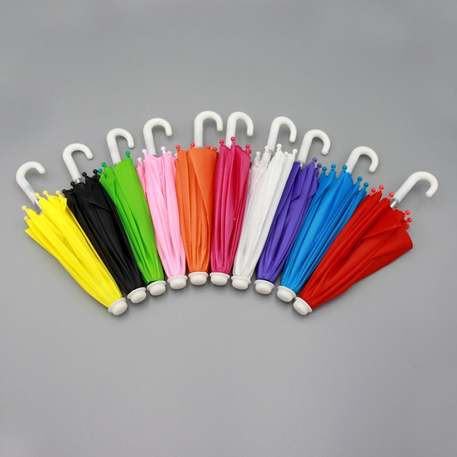 (인형소품) 미니우산 파올라레이나 우산 미니어처, 옐로우, 1개