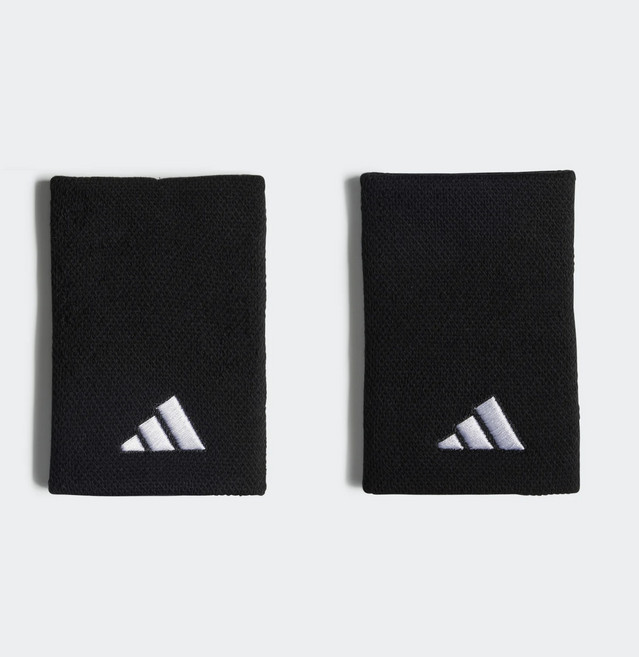 아디다스 테니스 손목밴드 LONG IC3568 2p, Black, 1세트