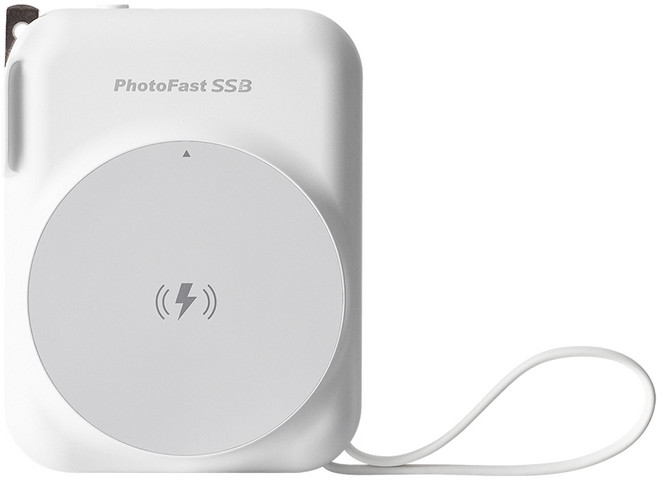 PhotoFast SSB 防爆 大容量 輕巧便攜 快速充電, 【固態電源】白色AllDay充1萬mAh, 【固態】AllDay充 10000mAh, 白色