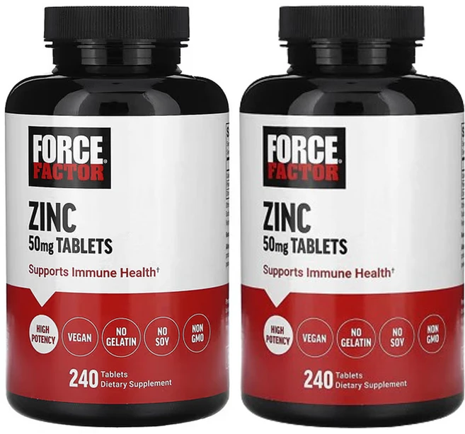 포스팩터 아연 50mg 240 정, 240정, 2팩, 240정 - 쿠팡