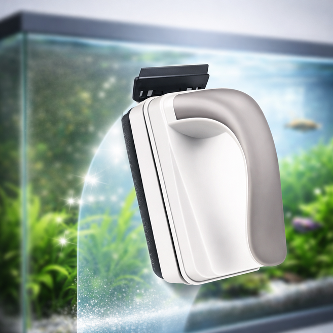 퓨어넥스 수족관 이끼박멸 자석 청소기, 1개