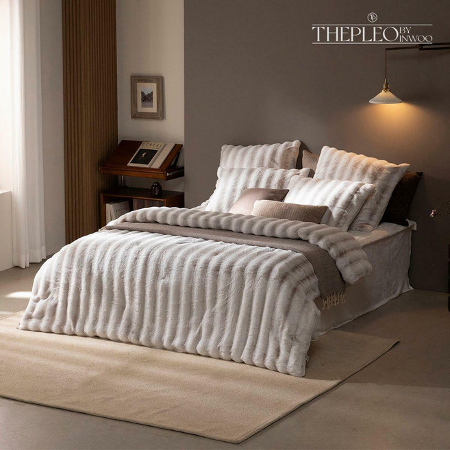 더플레오 소프트 Faux 퍼 베딩 세트 (SK)