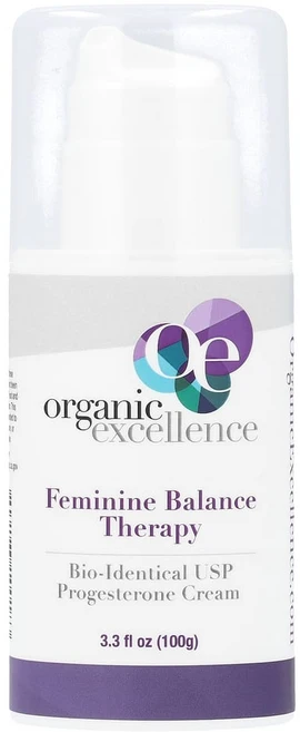 오가닉엑설런스 여성 밸런스 테라피 생체동일성 USP 프로게스테론 크림 100g(3.3fl oz), OEX10018, 1개, 100g - 쿠팡