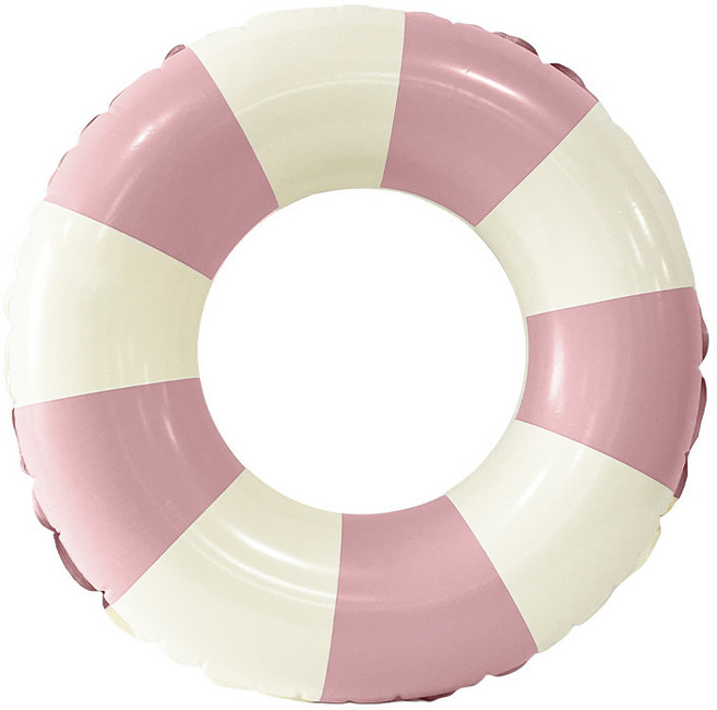雙氣囊亮片成人泳圈 環保PVC材質 腋下游泳圈, 1個, 條紋泳圈(粉色):80#【適合10-15歲】