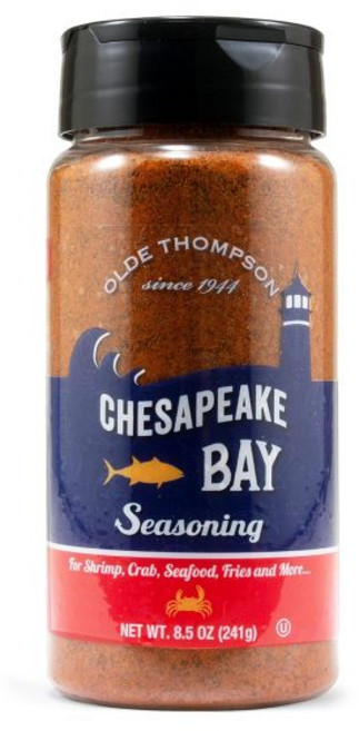 OLDE THOMPSON SINCE 1944 시즈닝 가루 양념 올드 톰슨 내슈빌 핫 플레임 스파이스 7.3온스, 체사피크 베이, 8.5 온스 (1팩), 241g, 1