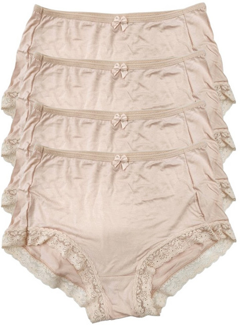 인유어스 모달 텐실 노라인 레이스 팬티 4종세트 90~105