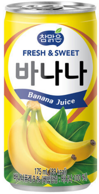 참맑은 바나나 -() 유통기한26.07.04, 1개, 175ml