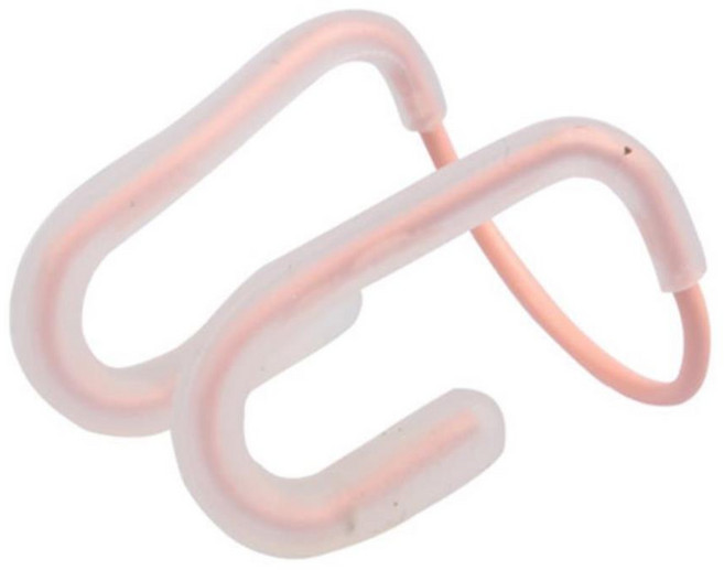 [wm] 수영 수영장 다이빙 코마개 노즈클립 클리어 오픈워터 바다 비치, 1개