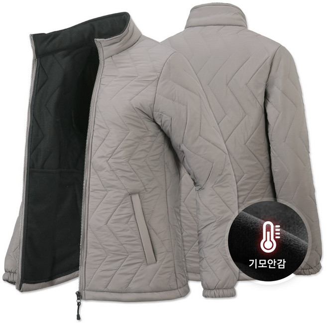 (선착순 타임딜 추가할인)가성비 좋은 여성 기모 안감 경량 패딩 자켓 점퍼 하이넥 일상복 작업복 (95~110) JW360