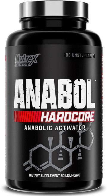 Nutrex Research Anabol Hardcore Anabolic Activator運動後膳食補充液態膠囊, 60顆, 1罐