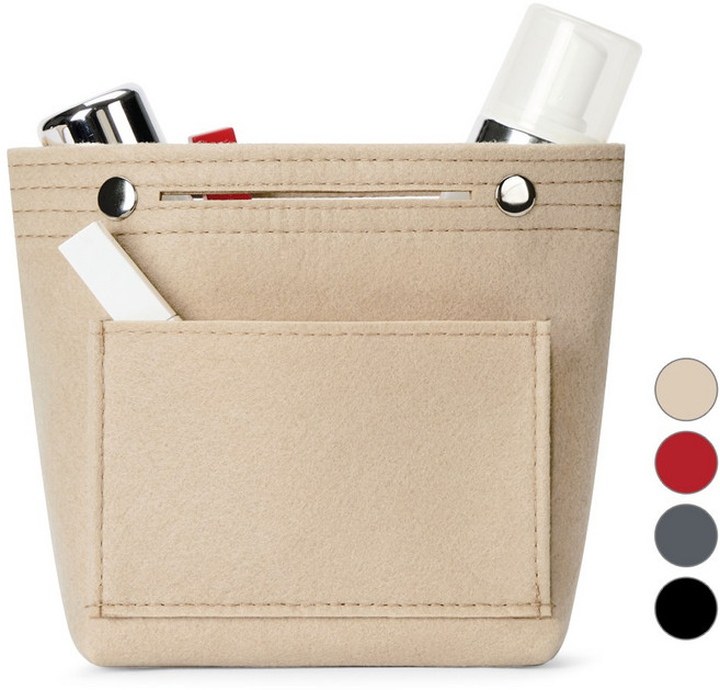 가방정리 대용량 버클 이너백 에코백 전면포켓 손잡이 롱샴 백인백