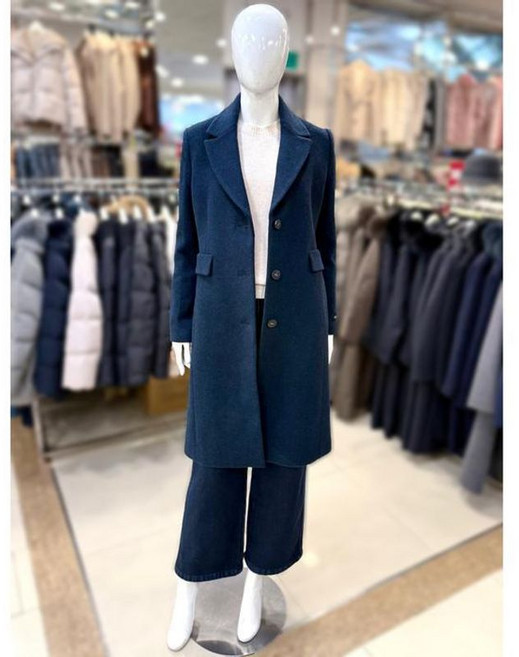 조이너스 세이브존01 테일러드 카라 하프 모직 코트 JADW0WCH220