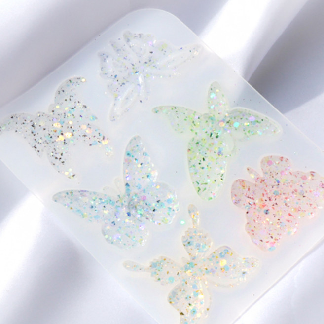 레진몰드 디테일버터플라이파츠 투명 실리콘 몰드 쪼만한마을