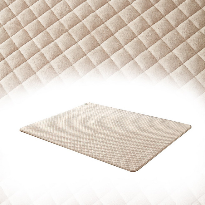 EMF 분리난방 거실용 캠핑용 탄소전기장판 특대형 6인용 킹사이즈, 200x280