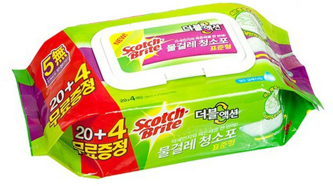 스카치브라이트 물걸레 청소포 표준형, 1개