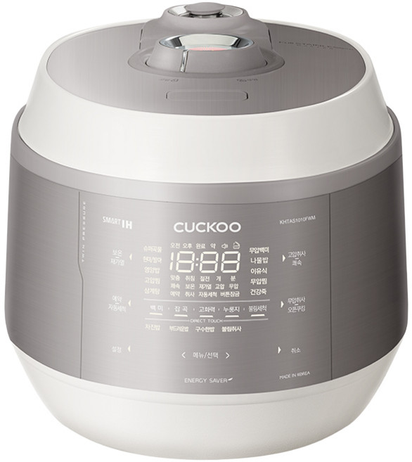 본사직영) 쿠쿠 10인용 트윈프레셔 밥솥 CRP-KHTAS1010FWM, 화이트
