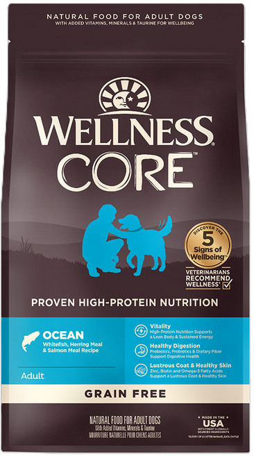 Wellness CORE 無穀 成犬 深海魚配方, 5.4kg, 1個, 混合口味