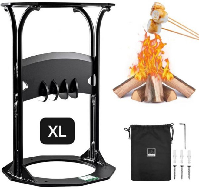 VISTA VERDE 로그 스플리터 Axe Wood 스플리터주물 웨지 킨들링 크래커 포함 장작용 헤비 듀티 마울 분할 스탠드 목재 커터용 13Lbs XL, 1개