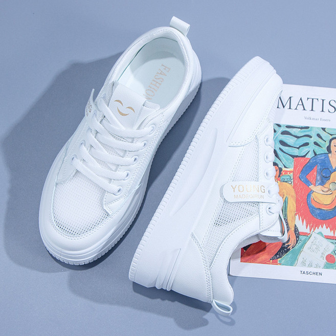 小白鞋女女鞋夏季百搭平底運動板鞋