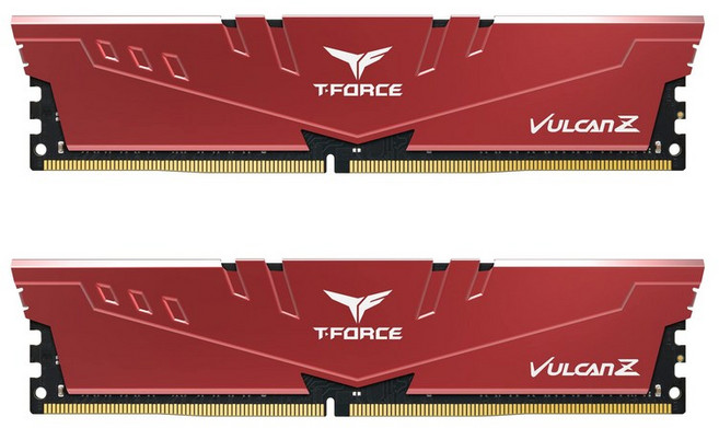 TEAMGROUP T-Force Vulcan Z DDR4 32GB 키트 2x16GB 3600MHz PC4-28800 CL18 데스크탑 메모리 모듈 램 TLZRD432G3600H, TEAMGROUP T-Force Vulcan Z DDR