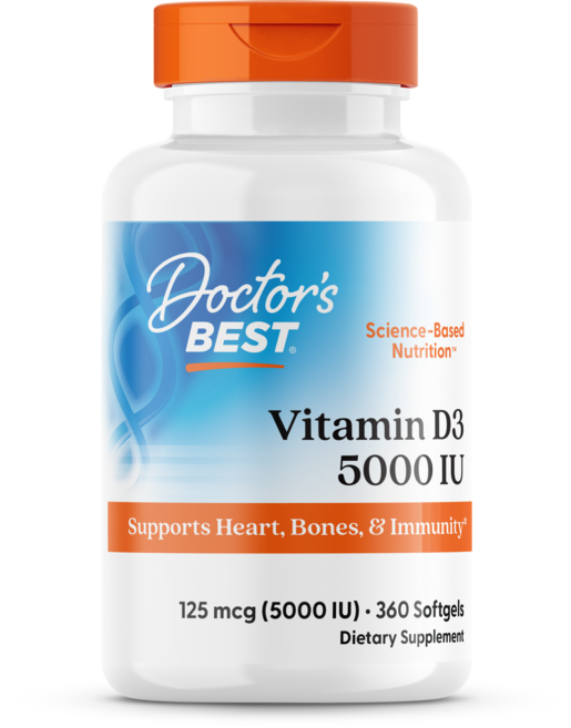 닥터스베스트 비타민 D3 5000 IU 소프트젤, 360정, 1개