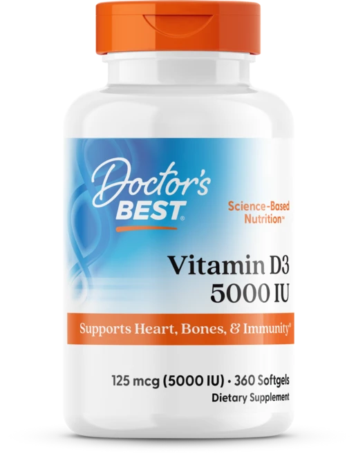 닥터스베스트 비타민 D3 5000 IU 소프트젤, 360정, 1개 - 쿠팡