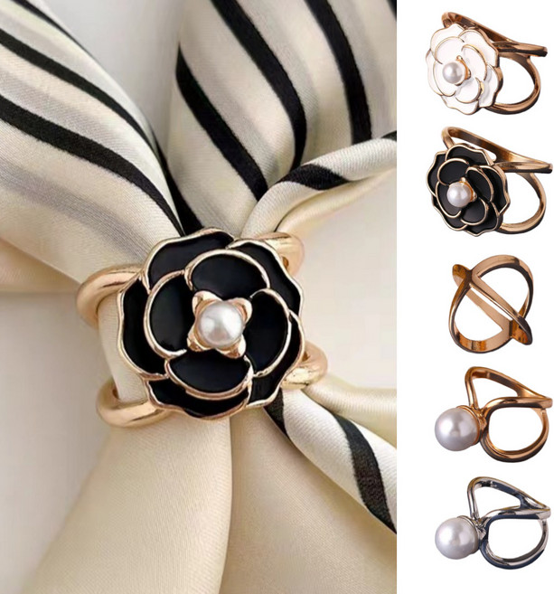 와이즈셀렉 5종 세트 여성 스카프링