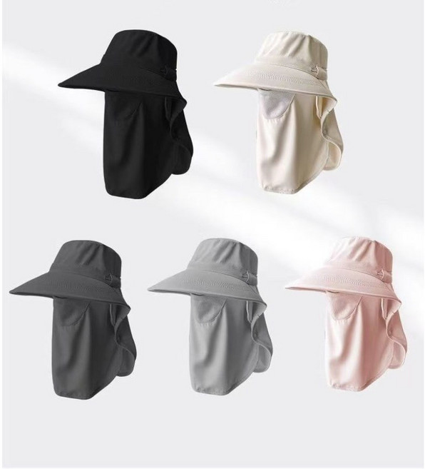 블로프 자외선차단모자 햇빛가리개 여성 챙모자 썬캡 챙넓은 창모자