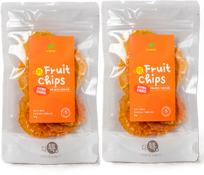 한라봉&천혜향칩 30g 2팩, 2개