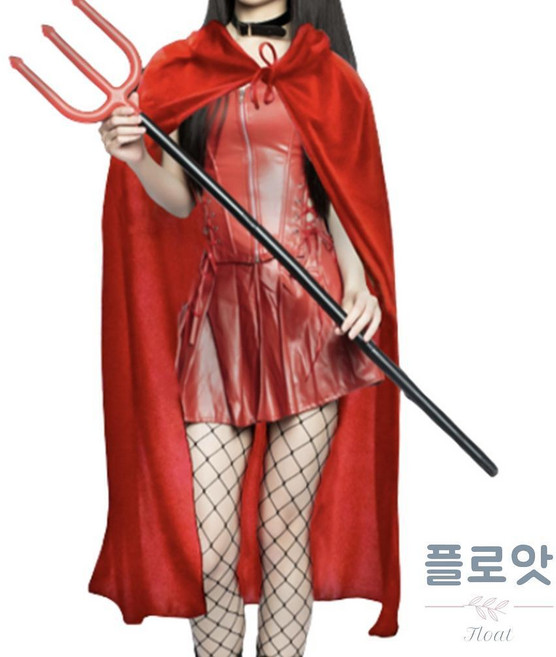 빨간색 망토 분장소품 무대의상 뱀파이어 백작 코스튬