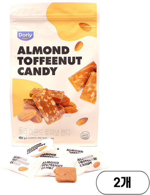 [코스트코]DORLY 아몬드토피넛캔디, 2개, 462g