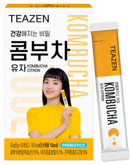 티젠 콤부차 유자, 5g, 10개입, 1개