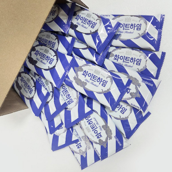 [영희네] 크라운 화이트하임 대용량 개별포장, 34개