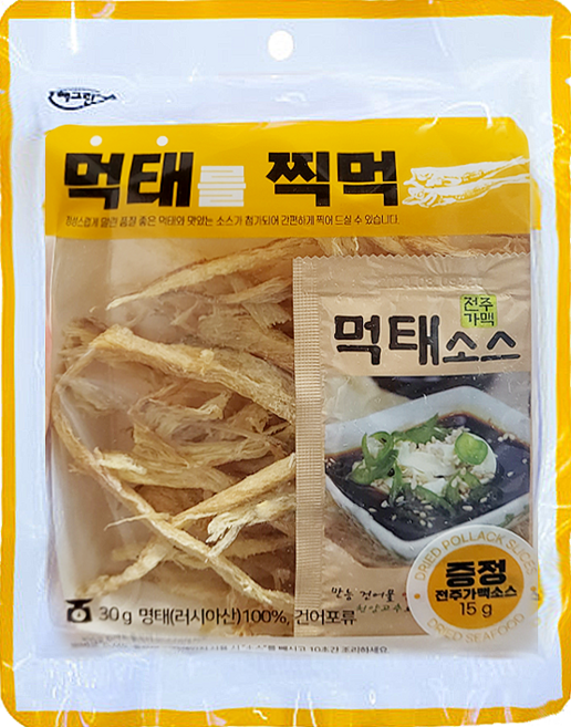 먹태를찍먹, 4개, 30g