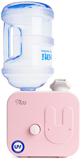 테스 보틀형 가습기, 910P핑크+1리터생수병포함